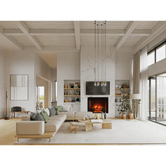 Amantii 30-Inch Classic Edition Electric Fireplace Insert – WiFi Enabled, Realistic Brick Interior, 5000 BTU Heat | CE30