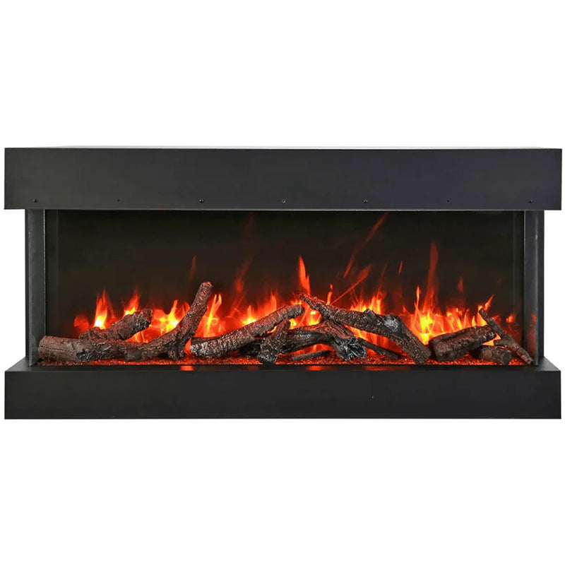 Amantii 30 Inch Tru View Slim 3-Sided Smart Electric Fireplace, Indoor/Outdoor, Built-In, 30-TRV-SLIM