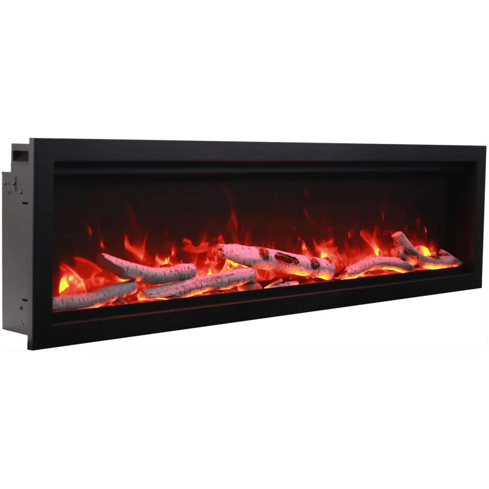 Amantii 42" Symmetry Bespoke Smart Electric Fireplace | 5000 BTU | WiFi & Crackling Sound | Indoor/Outdoor - SYM-42-BESPOKE