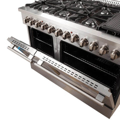 FORNO Galiano 48 Inch Dual Fuel Range with Convection Oven – FFSGS6156-48