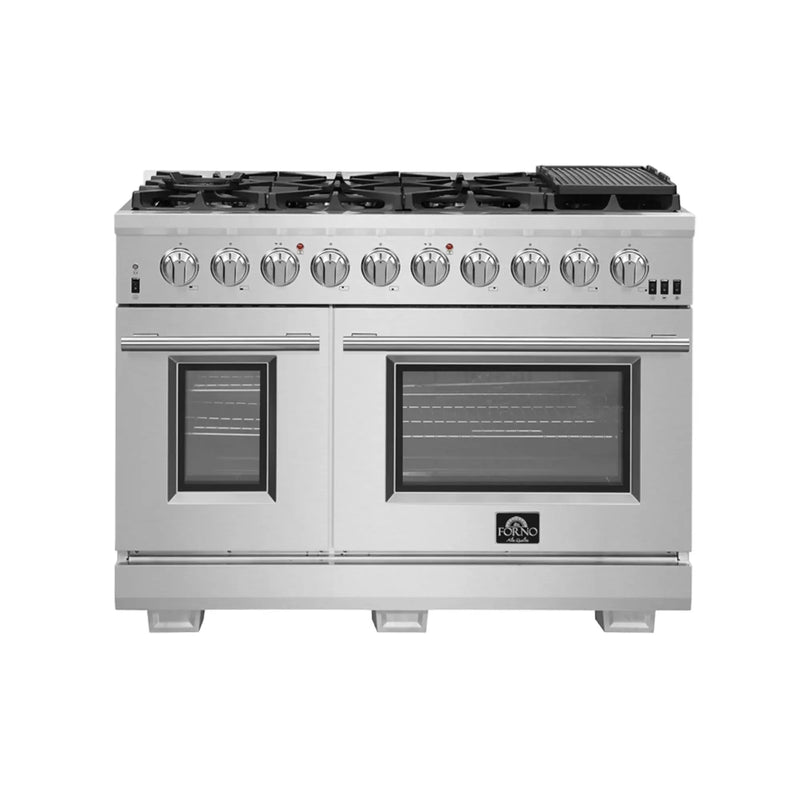 FORNO Capriasca 48 Inch Titanium Gas Range – FFSGS6260-48