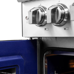 FORNO Capriasca 48 Inch Freestanding French Door Dual Fuel Range FFSGS6387-48