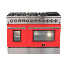 FORNO Galiano 48 Inch Dual Fuel Range with Convection Oven – FFSGS6156-48