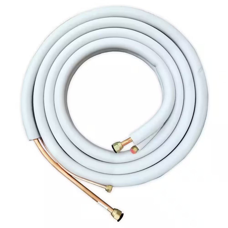 MRCOOL Flare Line Set Kit designed for Advantage and Olympus Mini Split systems, featuring durable copper tubing for secure connections and optimal performance