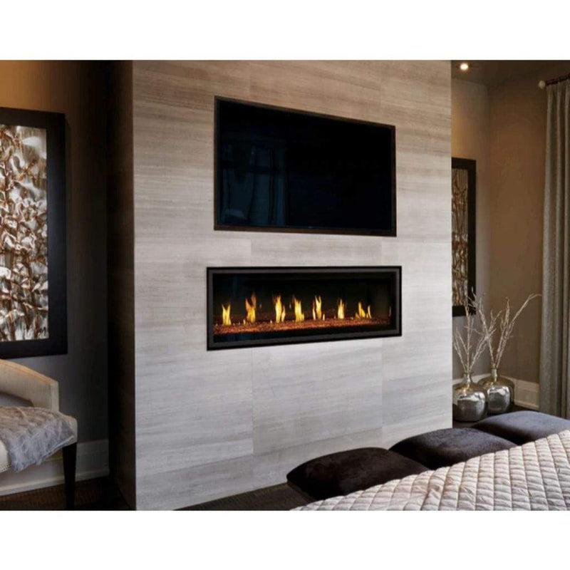 Napoleon 50-Inch Vector Single Sided Linear Direct Vent Fireplace Natural Gas Indoor LV50N-2