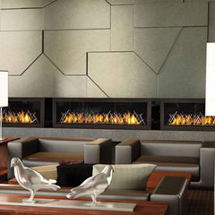 Napoleon 62-Inch Vector See Through Linear Direct Vent Fireplace Natural Gas Indoor LV62N2