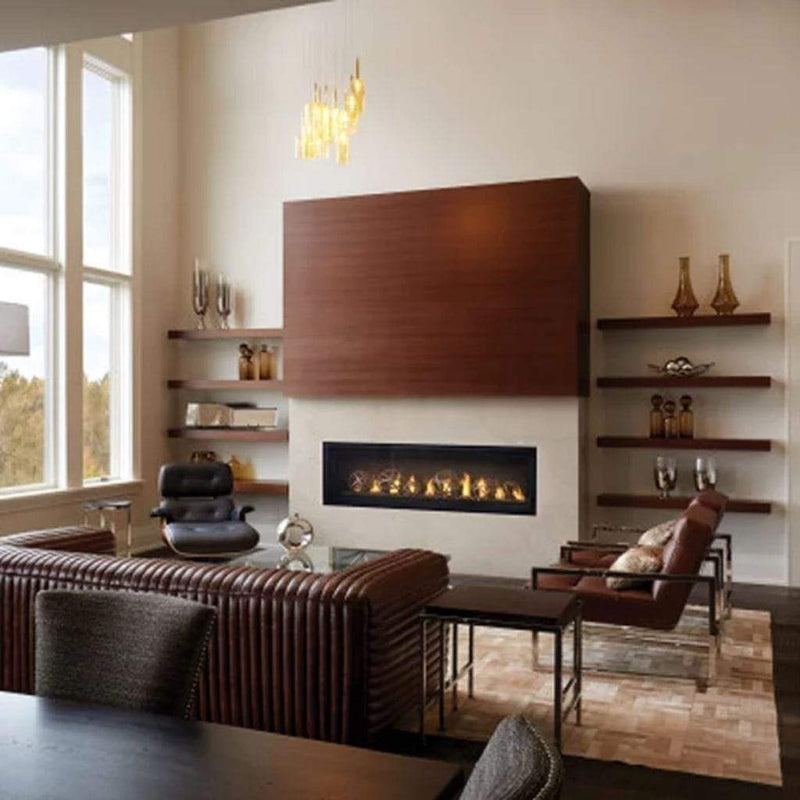 Napoleon 62-Inch Vector Single Sided Linear Direct Vent Fireplace Natural Gas Indoor LV62N