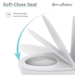 Swiss Madison Monaco  Hugo One-Piece Elongated Toilet Touchless Dual-Flush 1.1/1.6 gpf - SM-1T265