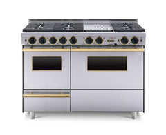 48” True Dual-Fuel Self-Cleaning Convection Range with Sealed Burners TTN539-7BKW