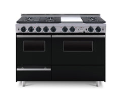 48” True Dual-Fuel Self-Cleaning Convection Range with Sealed Burners TTN539-7BKW