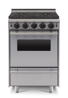 24” LP All-Gas Convection Range - Open Burners TPN481-7BKW