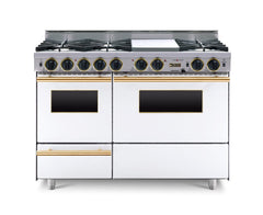 48” LP Gas True Dual-Fuel Self-Cleaning Convection Range - Open Burners TPN526-7BKW