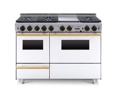 48” True Dual-Fuel Self-Cleaning Convection Range with Sealed Burners TTN539-7BKW